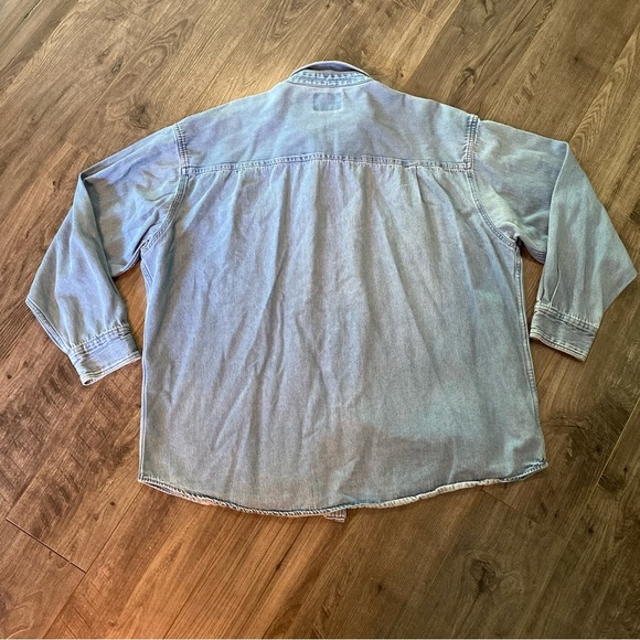 Vintage Cherokee Denim Long Sleeve button up shirt - Picture 2 of 7